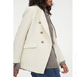 Boucle Blazer - Cream